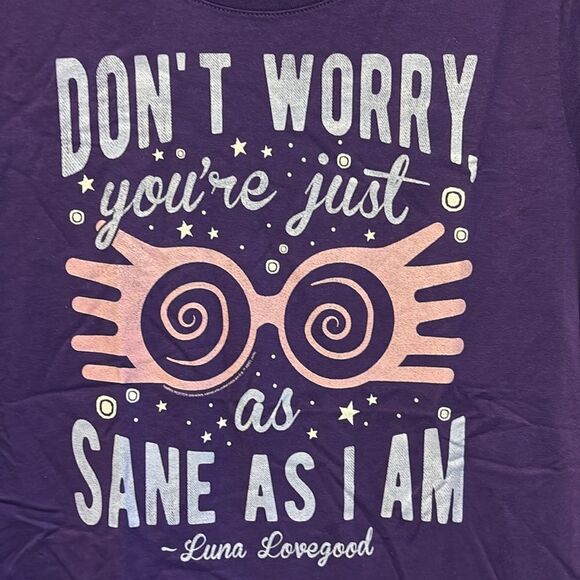 Don't Worry You're Just As Sane As I Am Wizard Tee size medium - Picture 4 of 7